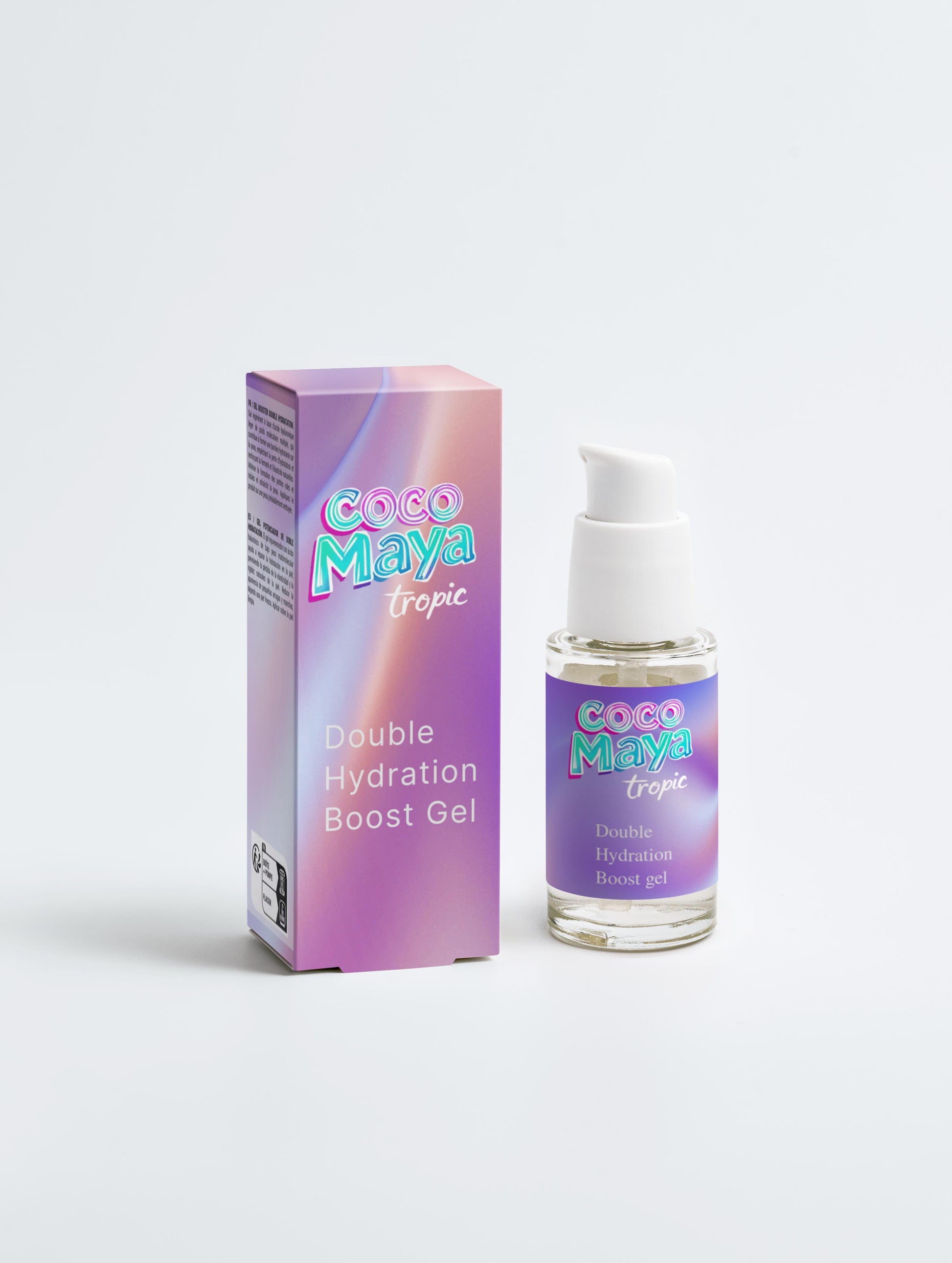 "Double Hydration Boost Gel for face – lightweight, fast-absorbing gel moisturizer that deeply hydrates, plumps skin, and reduces dryness for all skin types including sensitive and dehydrated skin."